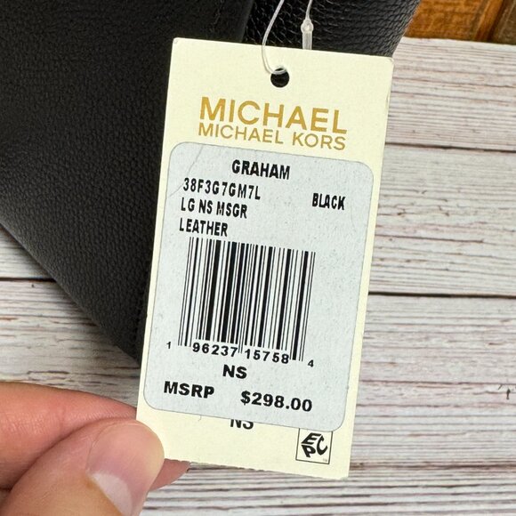 MICHAEL KORS Graham Small North South Leather Messenger Bag - Picture 5 of 5